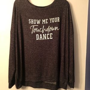 2x Black/dark gray sweatshirt. NWT.